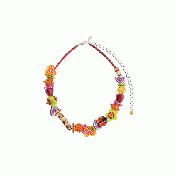 Necklace Birds & Beads No. N1434