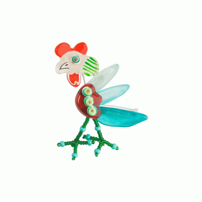 Brooches Birds & Beads No. 1717